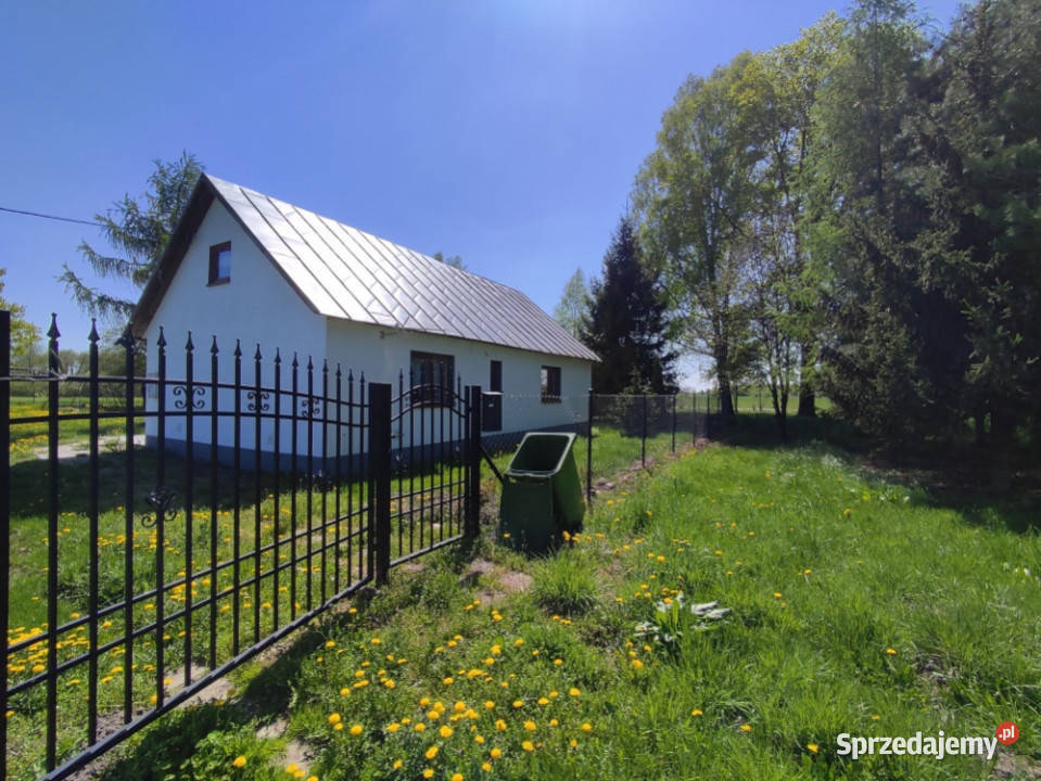 Siedlisko z klimatem Bugiem 2 ha dom generalnym 80m2 Hanna sprzedam