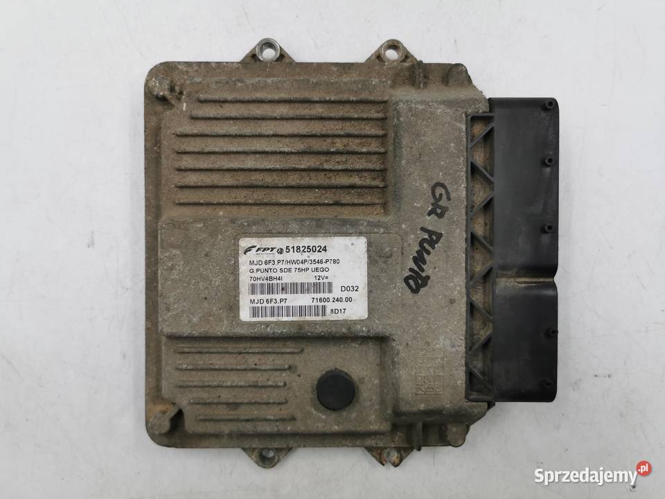Sterownik Silnika Fiat Punto II 13 JTD 51825024 mazowieckie Wyszków