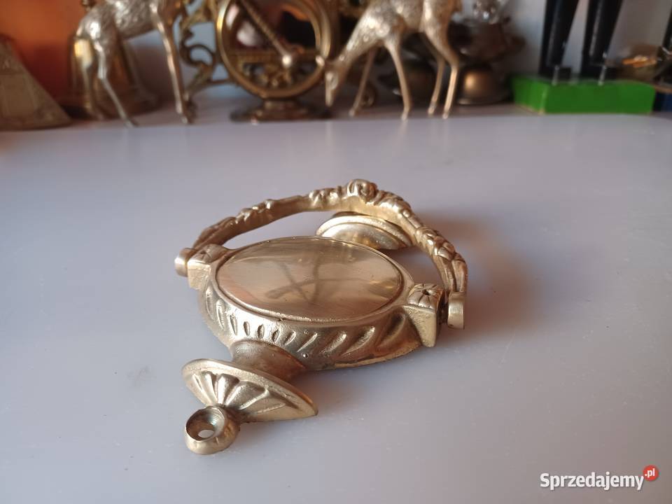 Piękna stara kołatka mosiężna Poznań