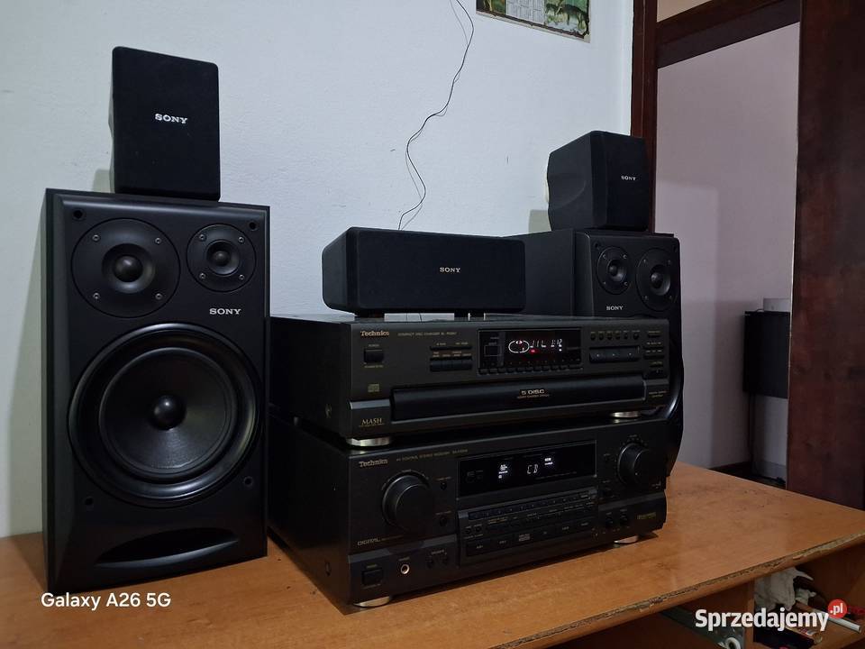 Wieża Technics pro logic Kolumny Sony Wieże i miniwieże Dębno sprzedam