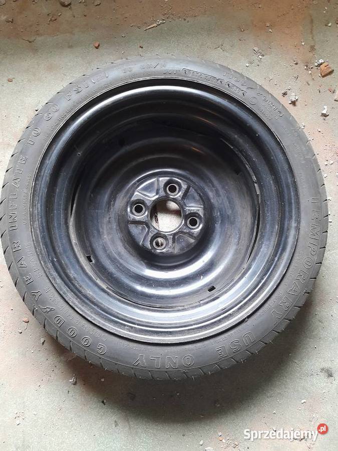 Dwa koła dojazdowe w jednego 4x100 10570 R14 Słupca