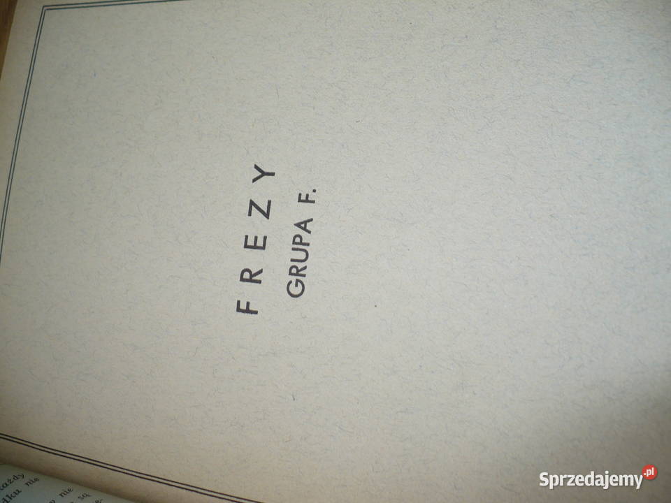 Stara książka 1938 Narzędzia Precyzyjne Puszczykowo