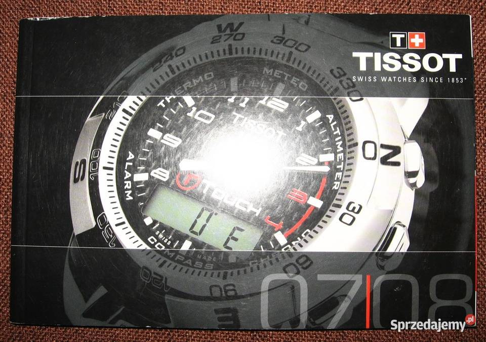 TISSOT 2007 watches catalog katalog zegarków Kępice sprzedam