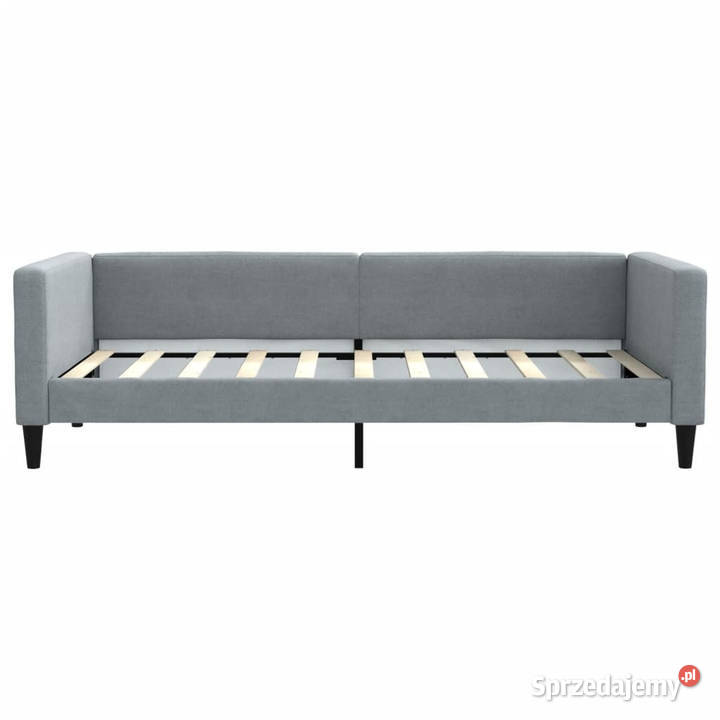 Sofa z materacem jasnoszara tkanina 90x190 mazowieckie Warszawa