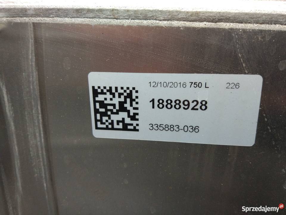 Zbiornik SCANIA XW 750 L Nowy oryginał 2016 Osięciny sprzedam