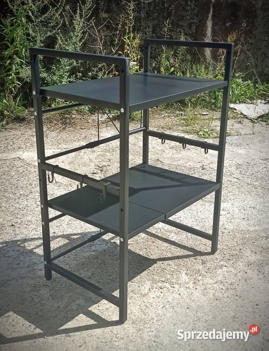 Regał regulowany 4064 aluminium czarny Gorzów Wielkopolski