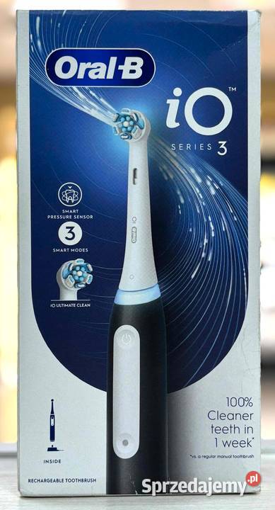 Nowa Szczoteczka Elektryczna OralB iO Series 3 Pielęgnacja zębów Elbląg