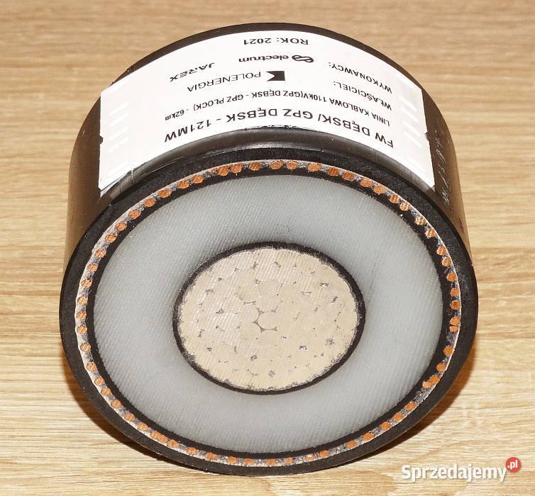 Eksponat wystawowy pokazowy fragment przekrój Gliwice