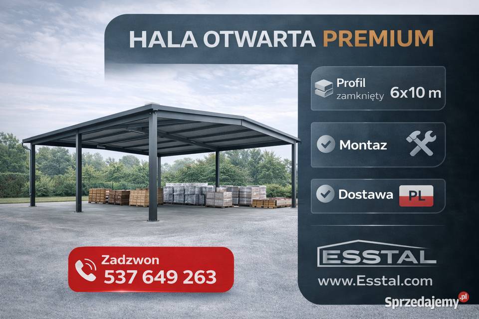 OTWARTA Konstrukcja Stalowa ZadaszenieHala 345zł/m2 Dąbrowa Tarnowska sprzedam
