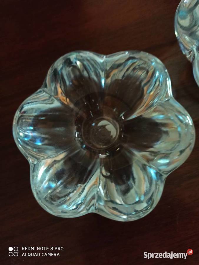 2 świeczniki autorstwa Svena Palmqvista Porcelana i szkło Gdańsk