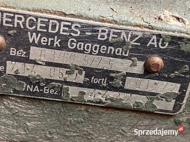 Skrzynia Biegów Mercedes Benz G360575 814 1114 Maszewo