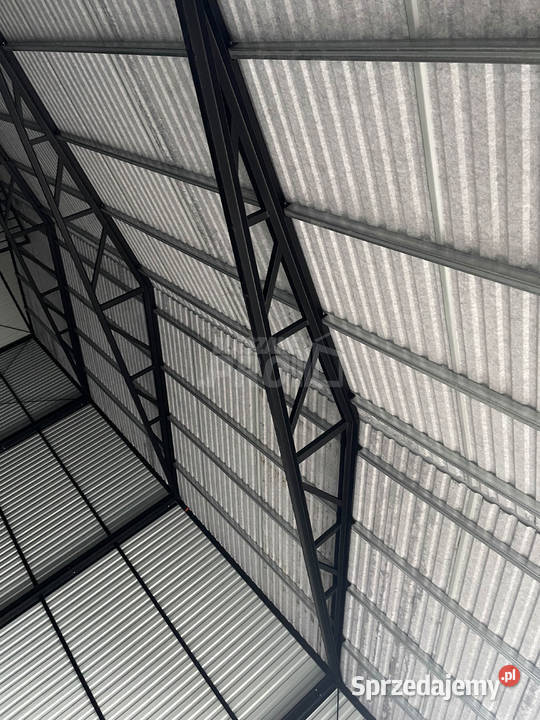 Hala Garaż 7x11 m brama dwuskrzydłowa drzwi Braniewo