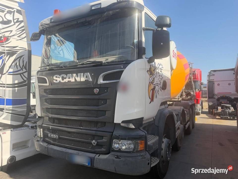 Betonomieszarka Scania R520 śląskie Katowice