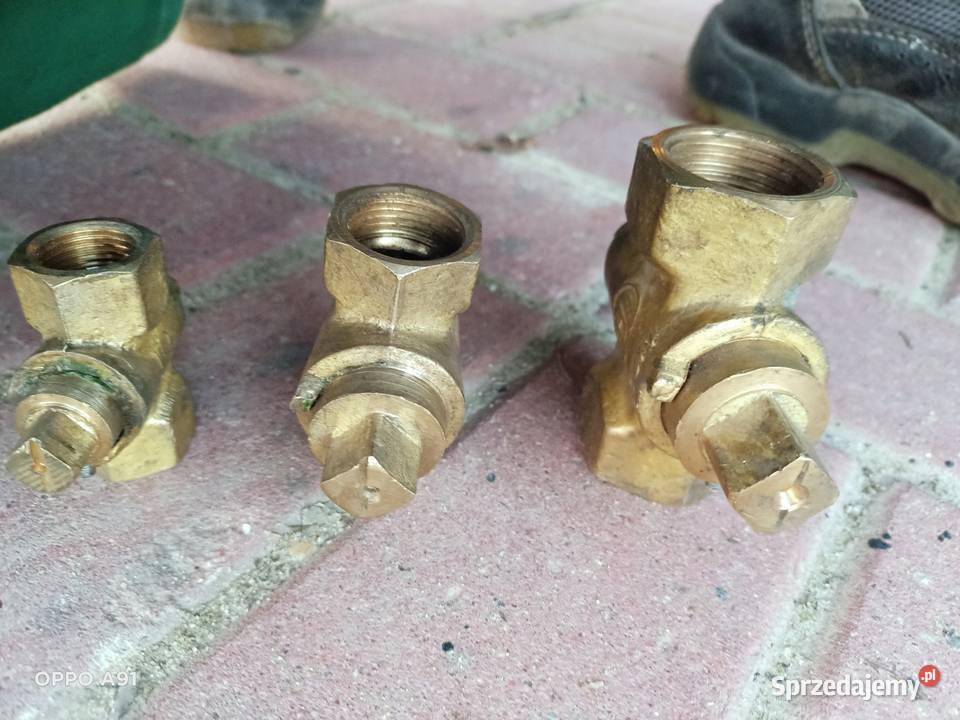 Zawór gazowy mosiężny stożkowy Puławy