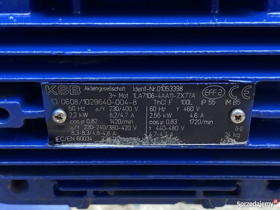 Pompa Odśrodkowa KSB ETABLOCGN 502002241 22KW sprzedam