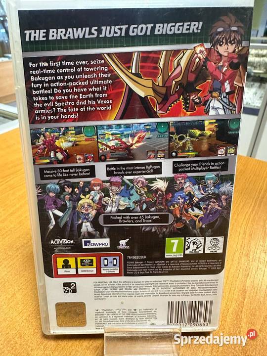 Gra na PSP Bakugan Defenders of the Core Sony PSP Elbląg