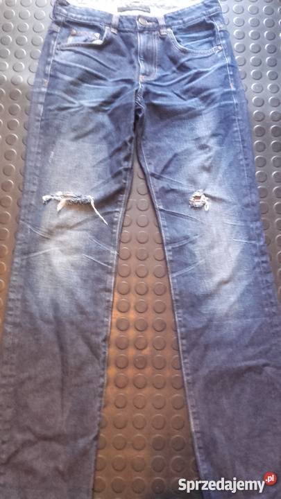 dzinsy Calvin Klein regular slim z dziurami Rozmiar L Sosnowiec