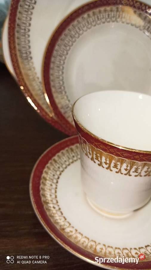 Filiżanka do kawy z talerzykiem deserowym pomorskie Gdańsk