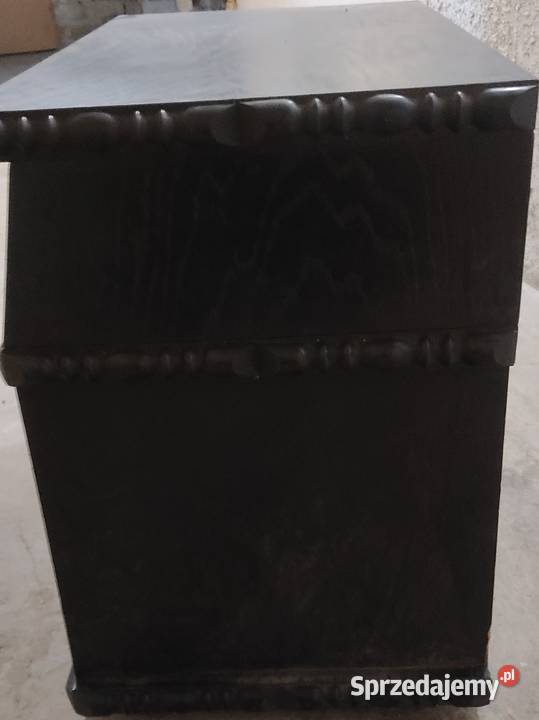 Szafka RTV drewniana czarna małopolskie
