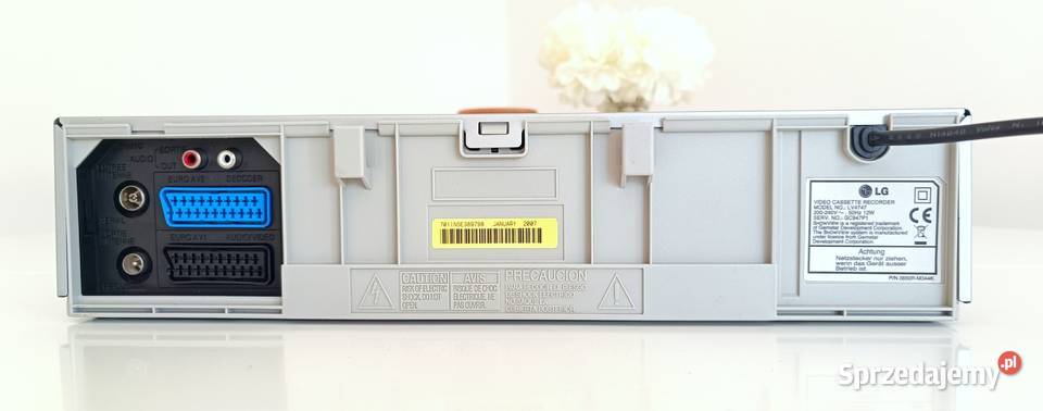 LG LV4747 6 głowicowy magnetowid VHS 6 HD HIFI Leszno sprzedam