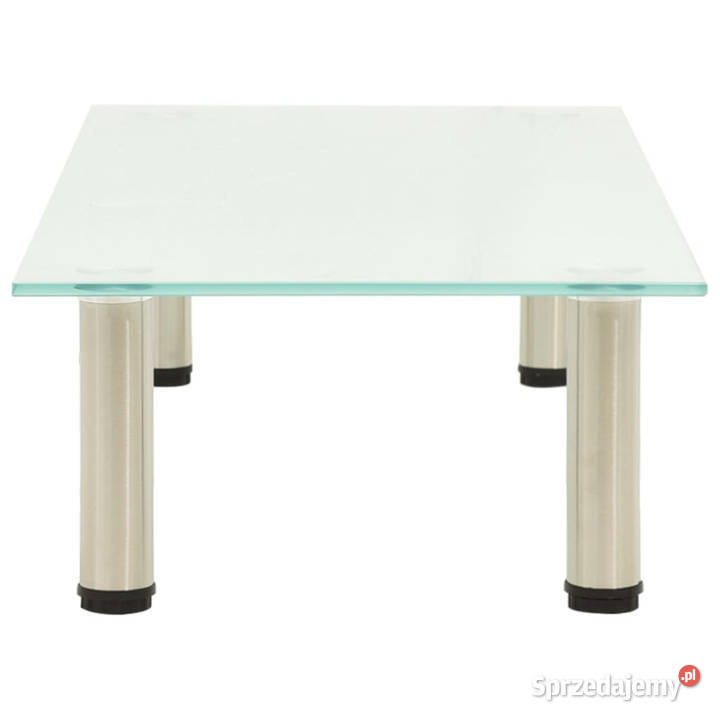 Stojak pod TV 80x35x17 hartowane szkło mrożone Warszawa