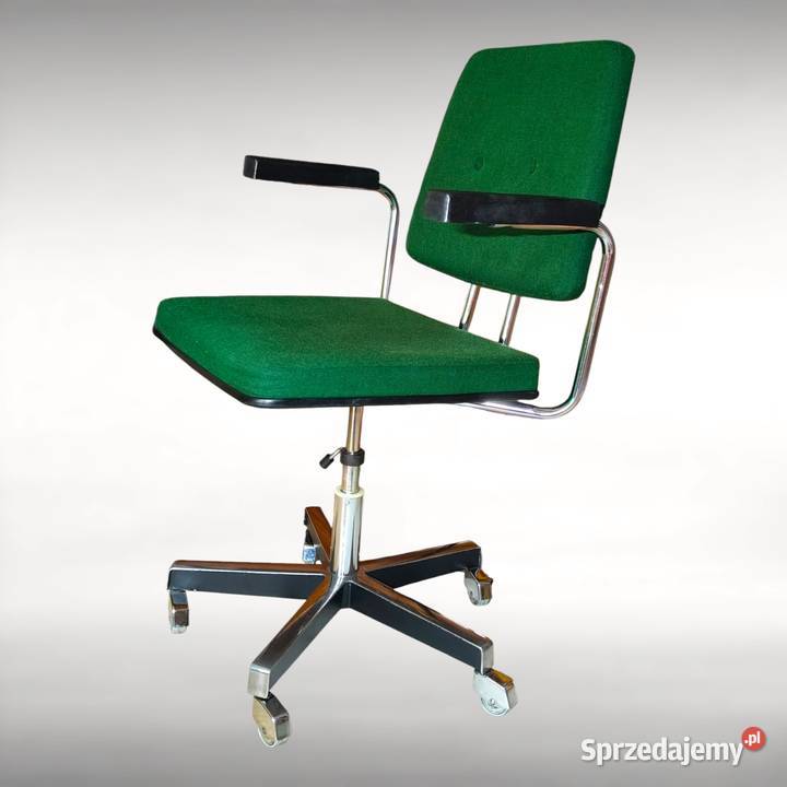 Krzesło biurowe midcentury modern skandynawskie wielkopolskie Kalisz