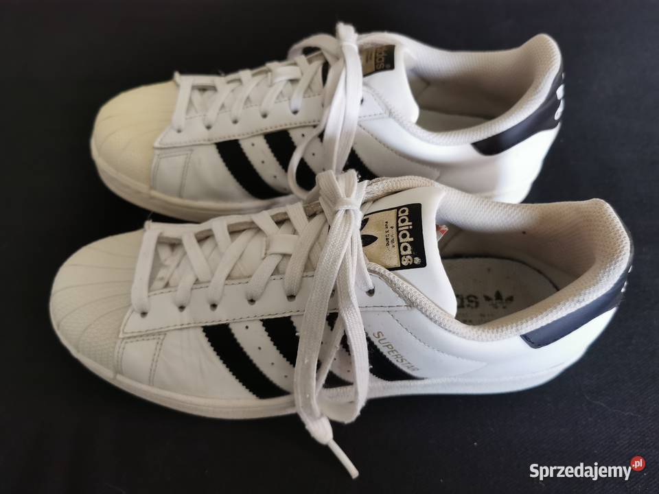 Buty ADIDAS SUPERSTAR 40 23 Unisex Białe skóra Łódź