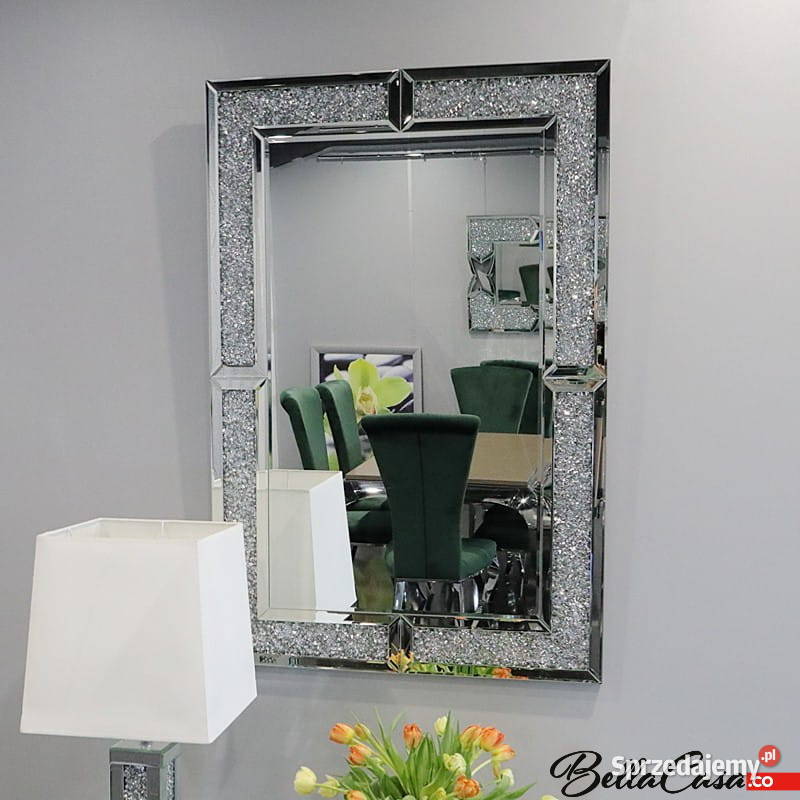 SREBRNE LUSTRO GLAMOUR 80X120 salon mazowieckie Warszawa