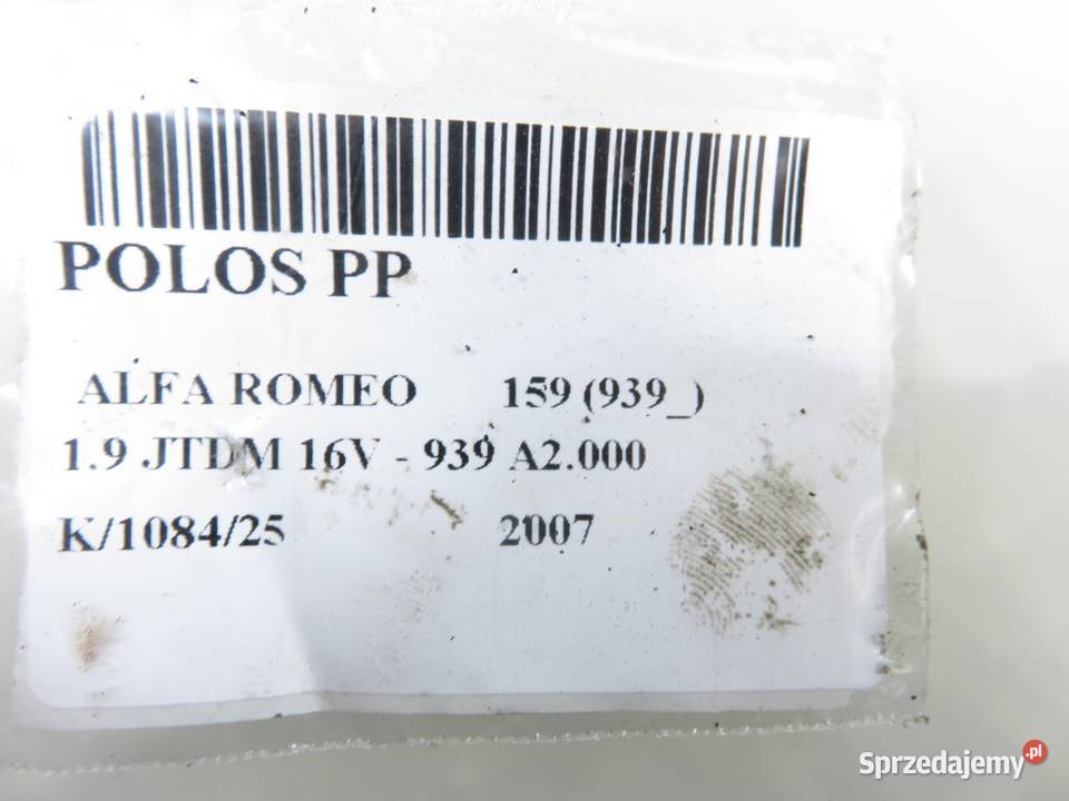 PÓŁOŚ PRAWA ALFA ROMEO 159 19 JTDM Półosie Części samochodowe