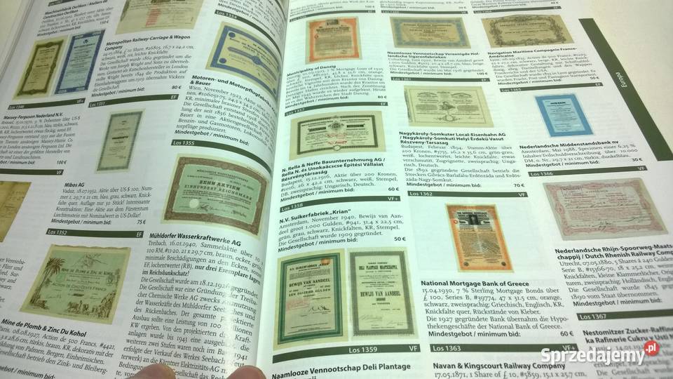 katalog aukcyjny papierów wartościowych 57 Warszawa sprzedam