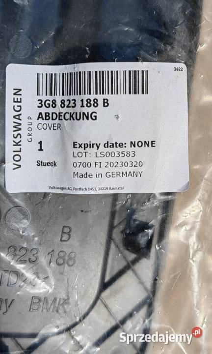 3G8823188B VW Arteon nakładka maski Rożnów