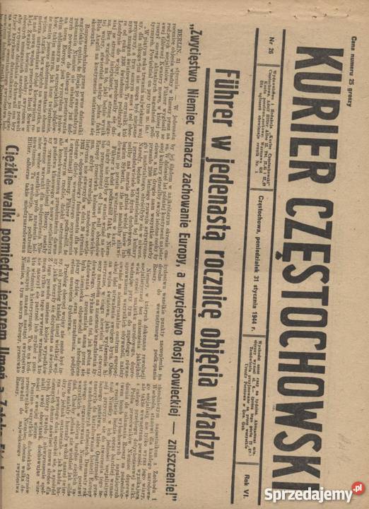 Kurier Częstochowski RVI 194426 Szczecin