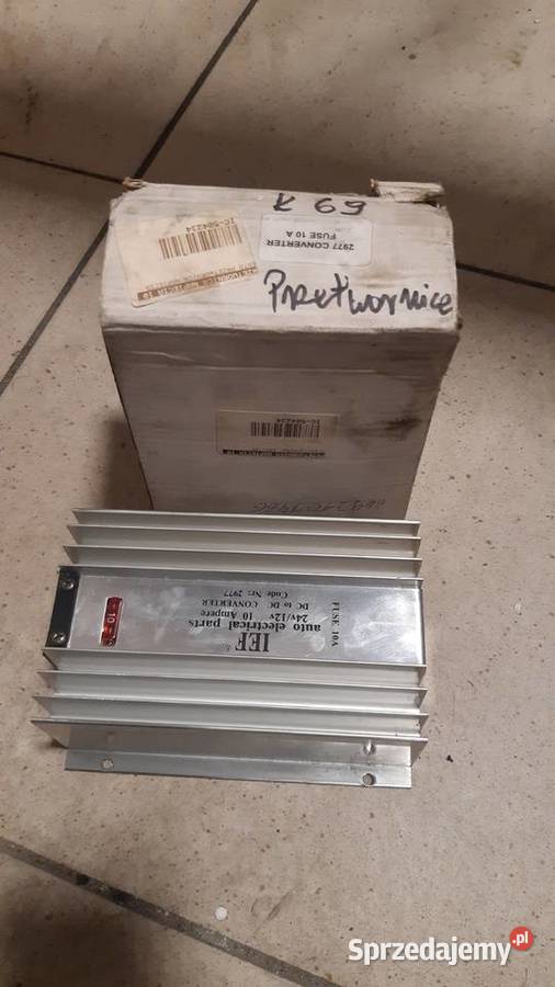 IEF PRZETWORNICA REDUKTOR NAPIĘCIA 10A 24V12V ciężarowe śląskie Częstochowa