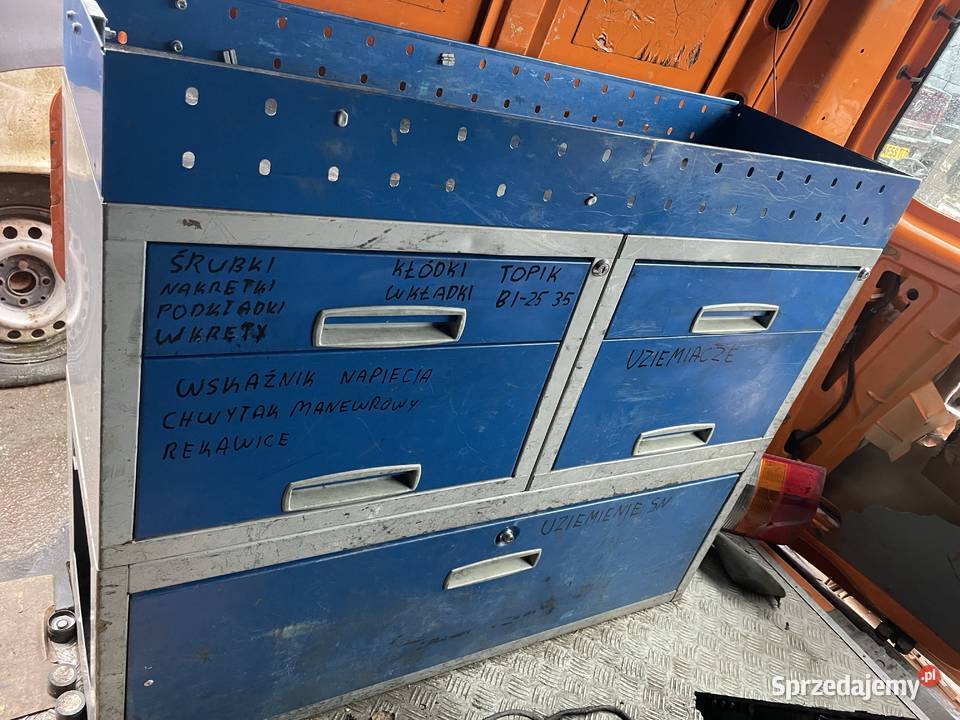 Zabudowa warsztatowa serwisowa VW T5 bagażnik Pozostałe warmińsko-mazurskie Lidzbark Warmiński