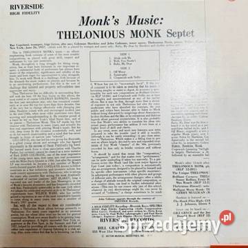 Thelonious Monk Monks Music EXEX Japan Obi LP Kraków