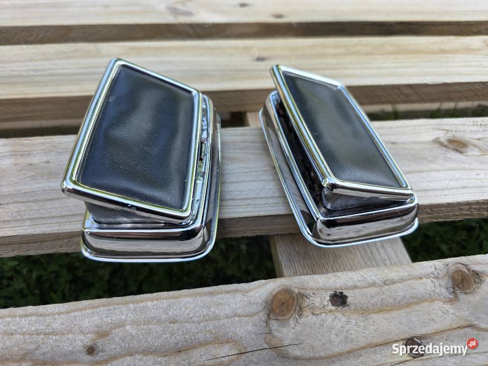 2x Popielniczka Drzwi Czarna Chrom Mercedes W108
