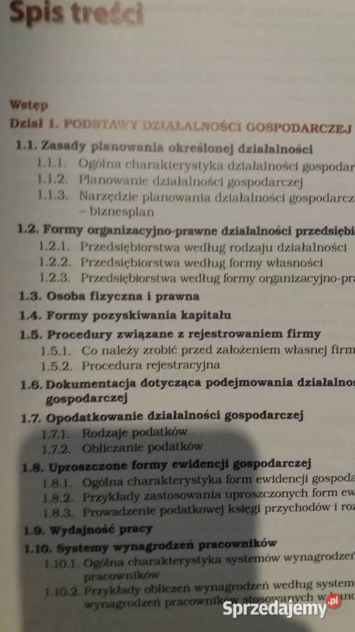Podstawy działalności handlowej Przydatek REA Warszawa