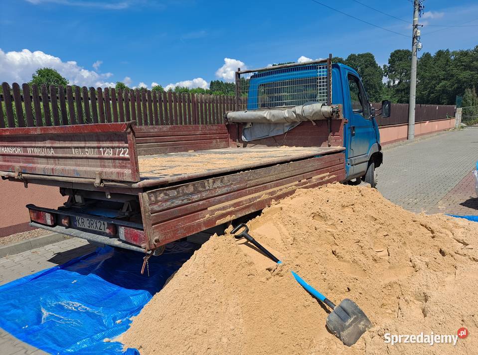Piasek Rzeczny Płukany Kraków Transport Mała małopolskie