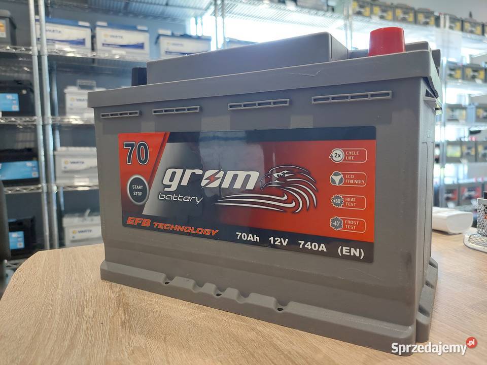 Akumulator GROM EFB STARTSTOP 70Ah 740A DTR Rzeszów