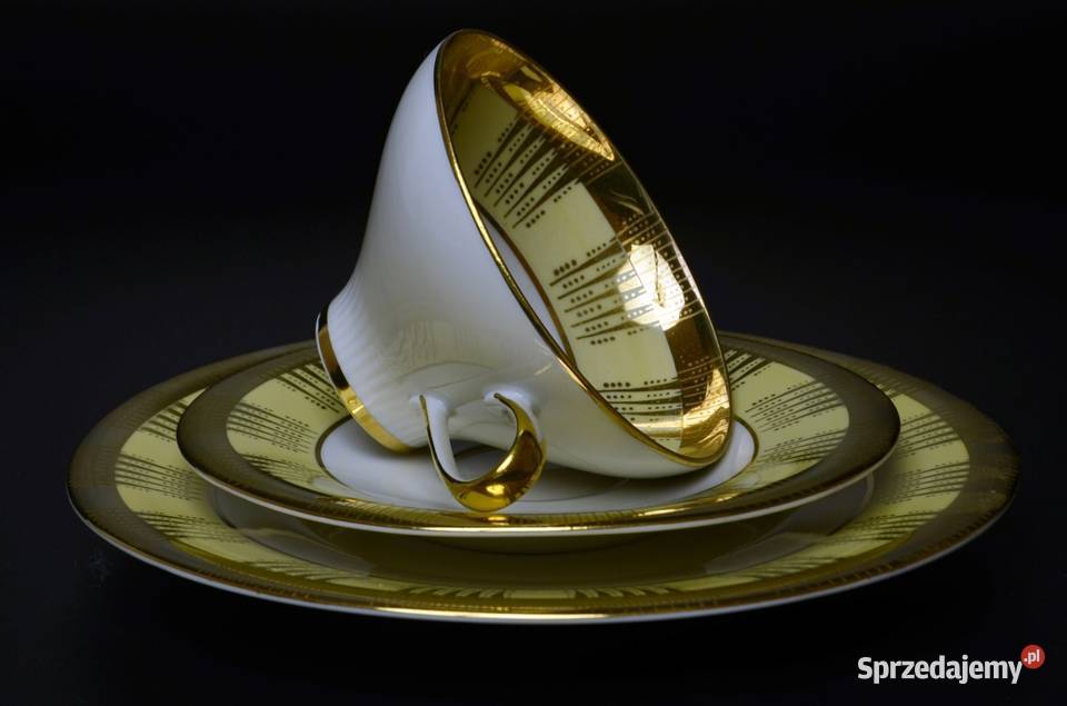 Trio śniadaniowe lata 30 XX w Hutschenreuther Legnica sprzedam