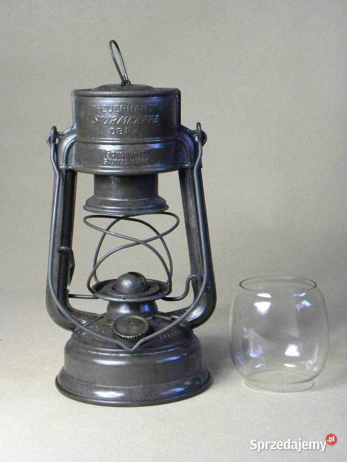 Stara niemiecka lampa naftowa Feuerhand 276 StK Antyki Legnica sprzedam