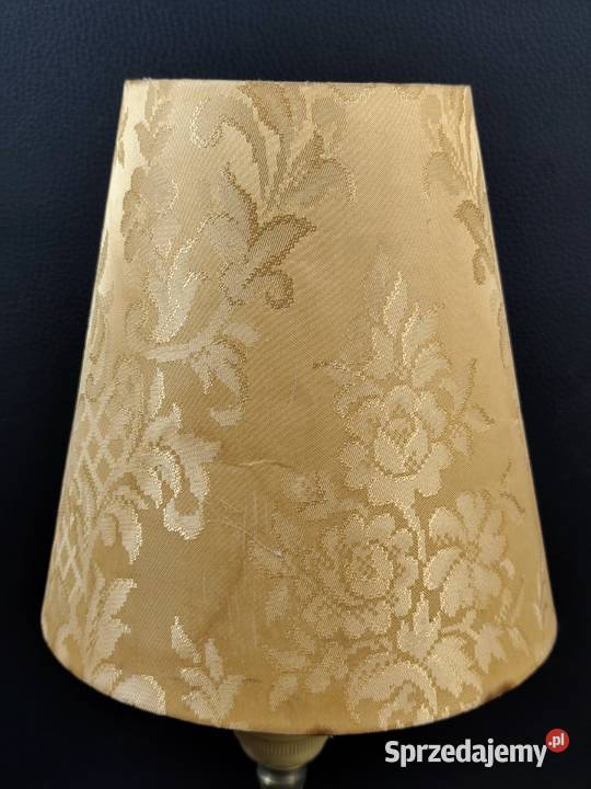 Stylowa Lampa Stołowa Vintage Mosiądz I Poddębice