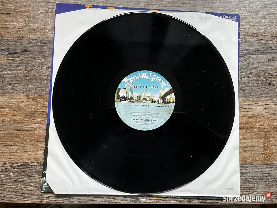 The Michael Zager Band Lets All Chant 1978 Winyl Błażejowice