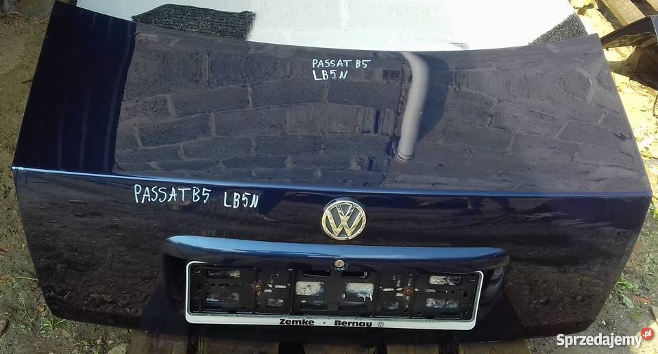 Tylna klapa VW Passat B5 Sieradz