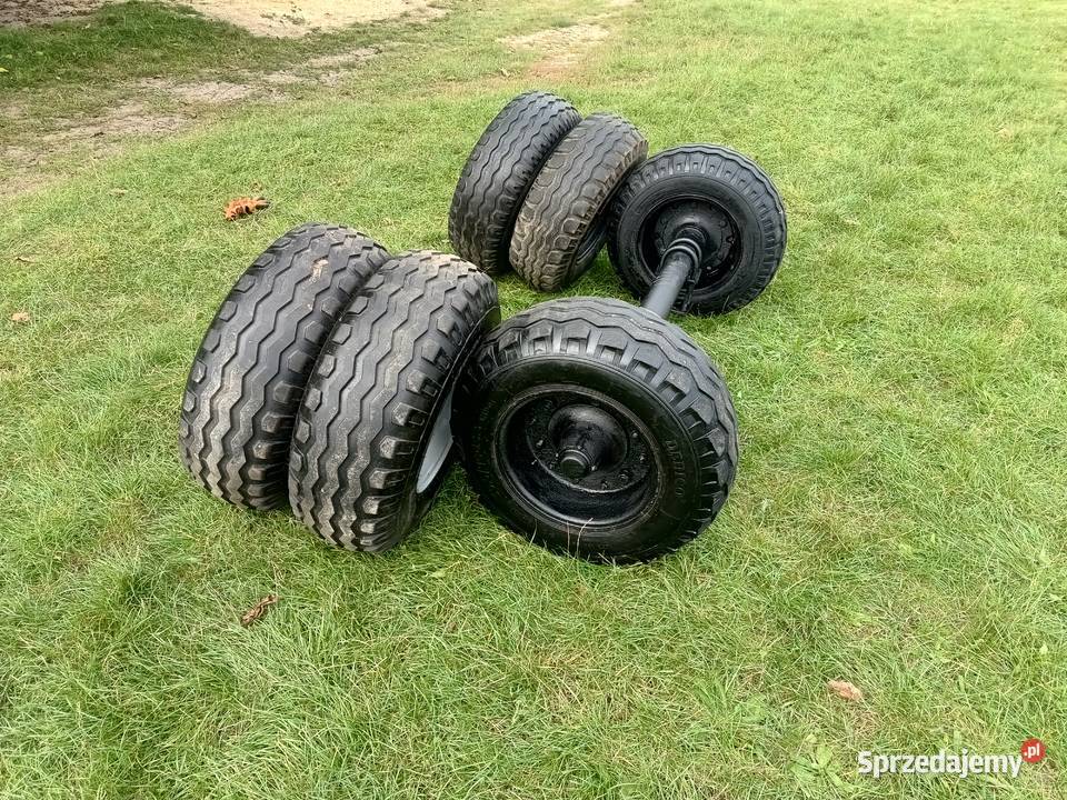 Sprzedam oś z kołami komplet i koła balonowe Serniawy-Kolonia