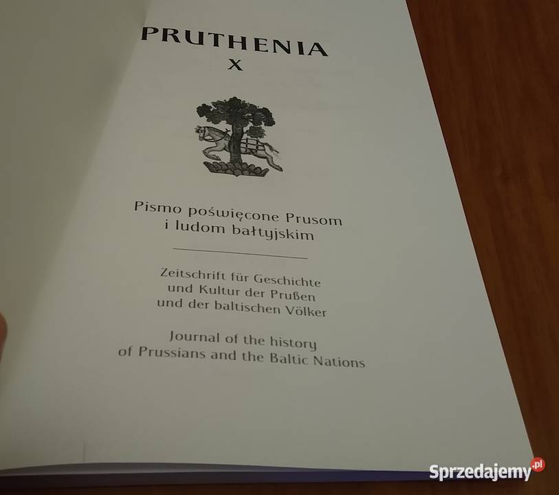 Pruthenia pismo poświęcone Prusom i ludom pomorskie Gdańsk