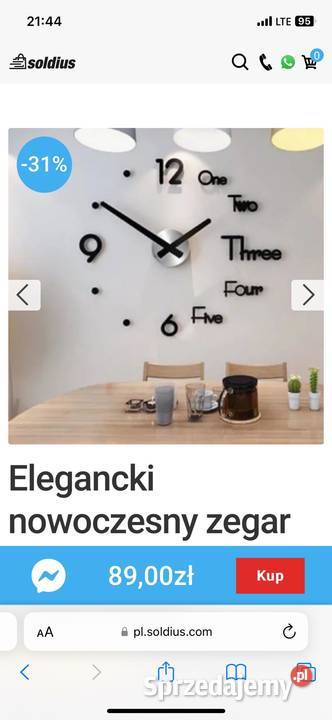Zegar ścienny ścienny Szczecin