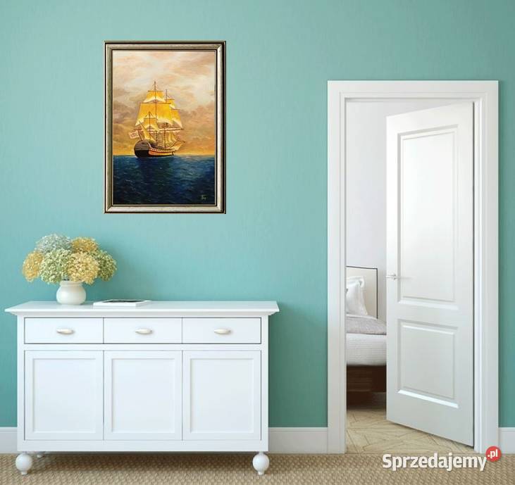 Obraz olejny Żaglowiec Lublin