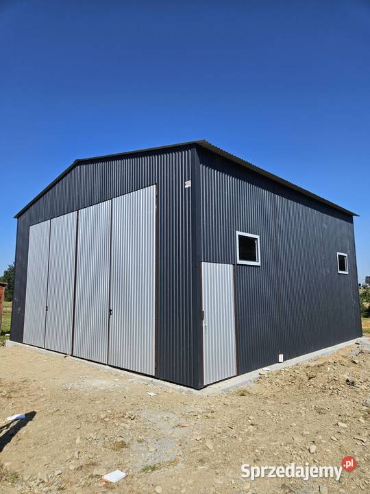 Ocynk Garaż Blaszany Wiata na Maszyny Montaż  samodzielny