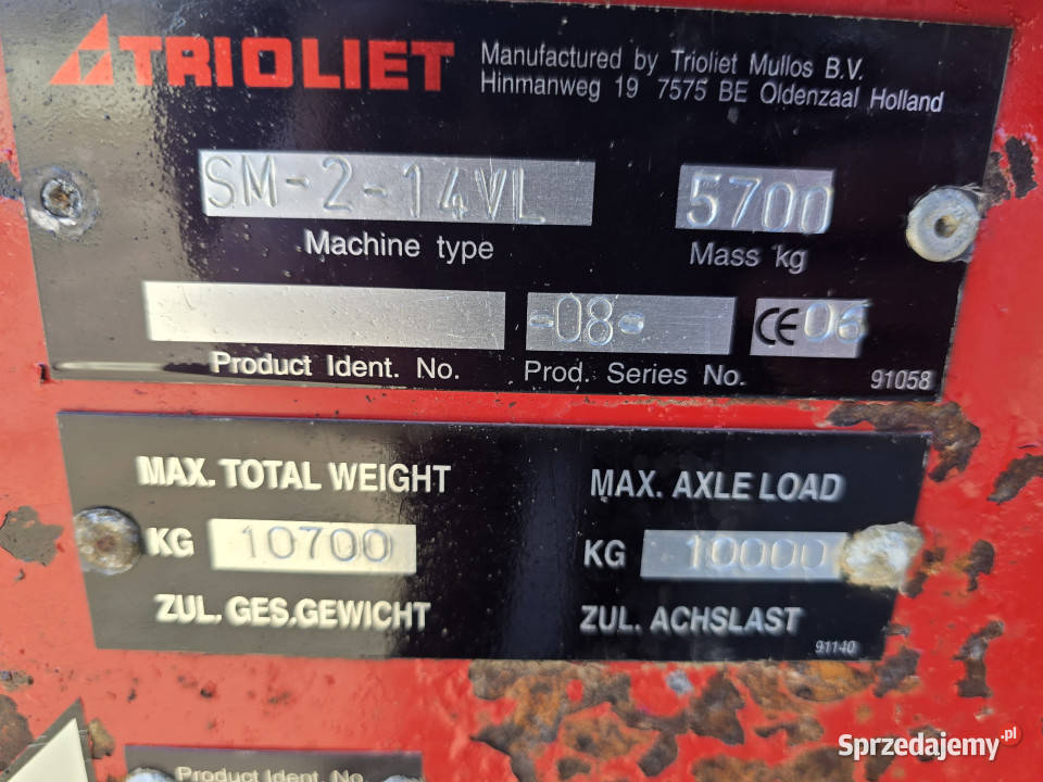 Wóz paszowy TRIOLIET SOLOMIX 21400 14 m3 podlaskie Baliki